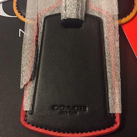 (UNISEX) COACH DISNEY MICKEY MOUSE LUGGAGE TAG NWT - Picture 7 of 10